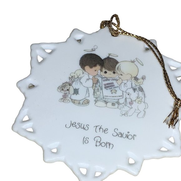 Precious Moments Snowflake Christmas Ornaments Set of 5 - Picture 6 of 9